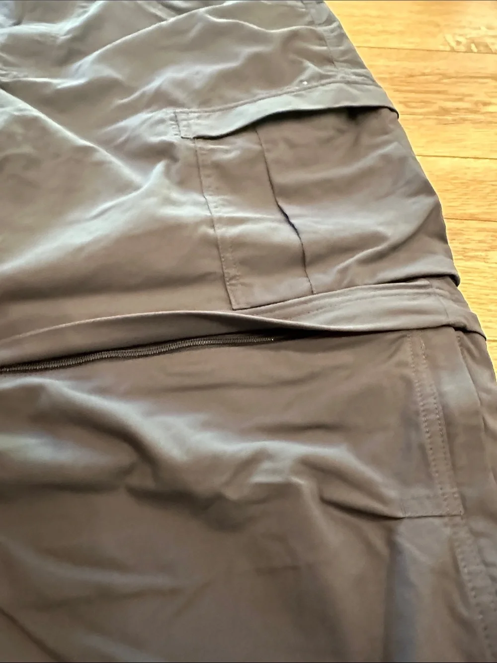 REI Men's Dark Grey Convertible Cargo Pants
